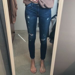 Zara ripped jeggings